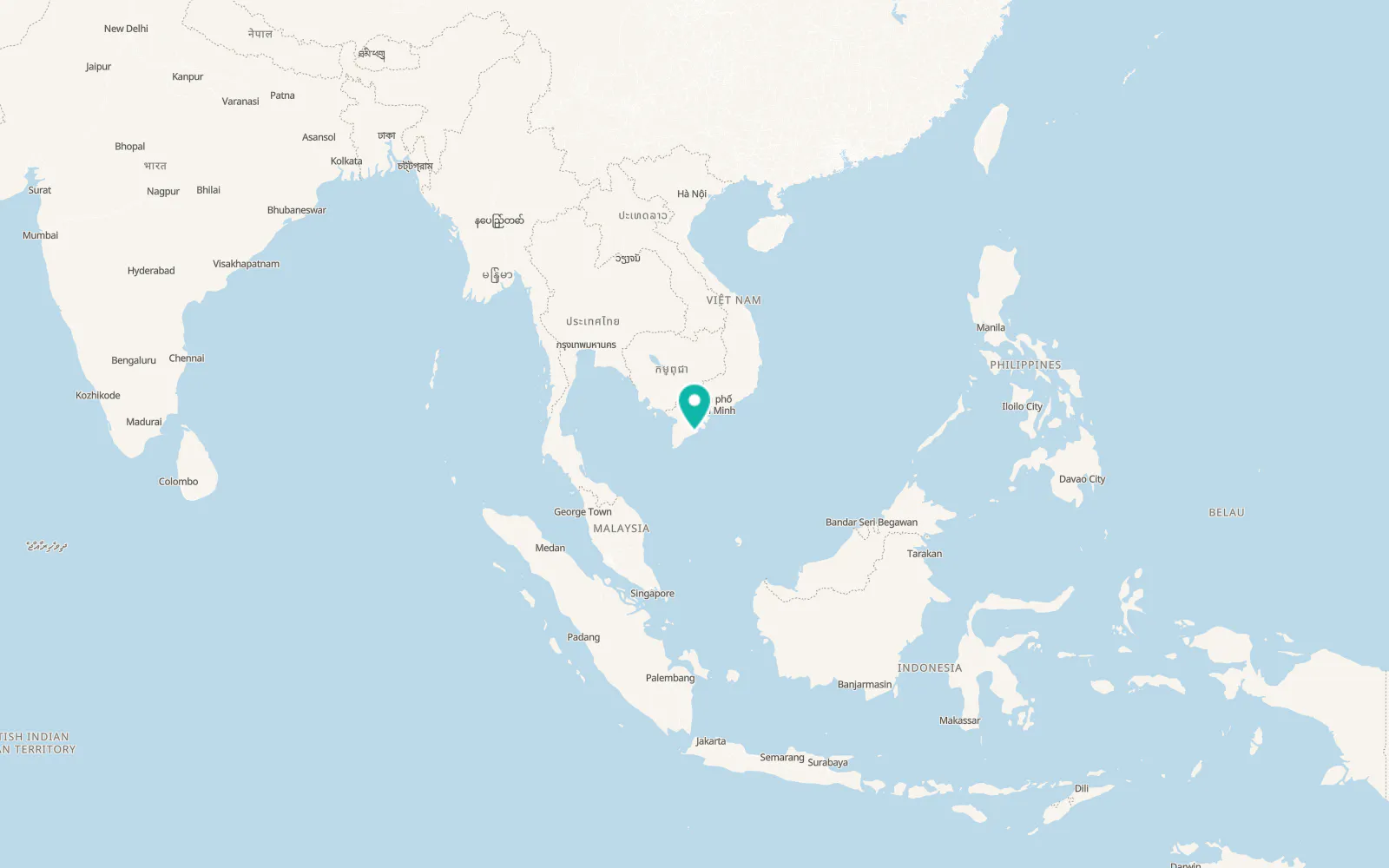 Map of Vĩnh Châu