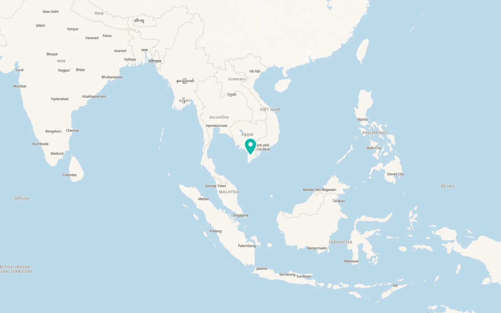 Map of Vĩnh Thuận