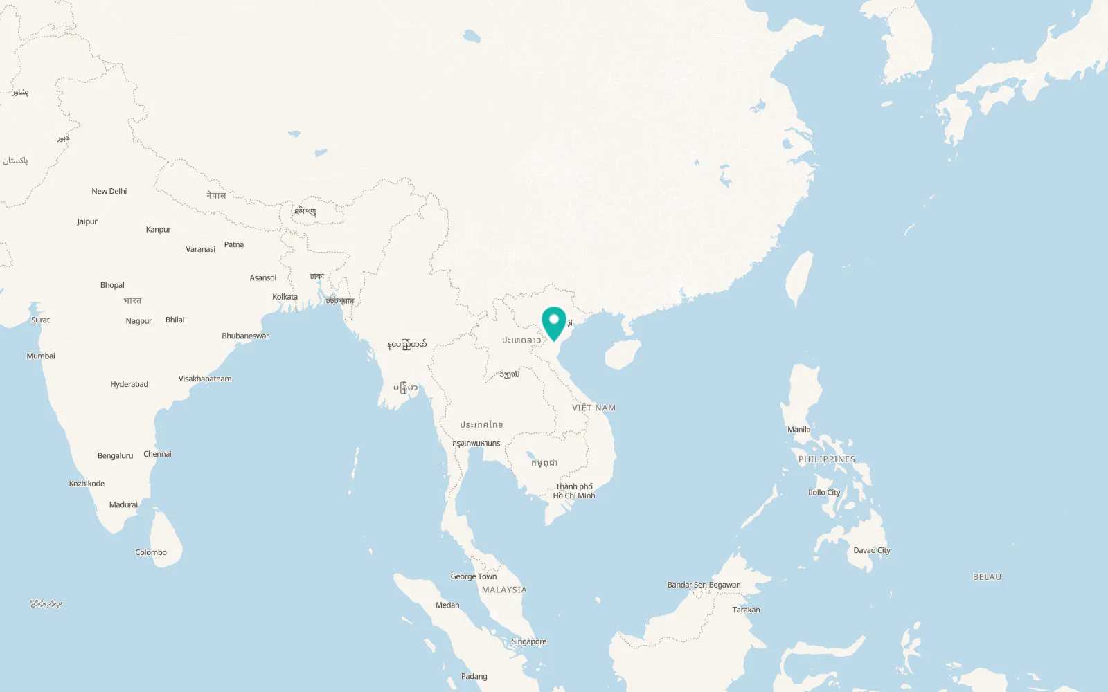 Map of Yên Cát