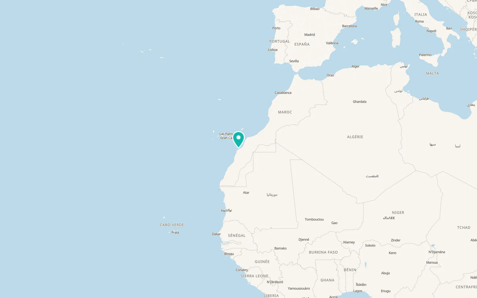 Map of Agti el Ghazi
