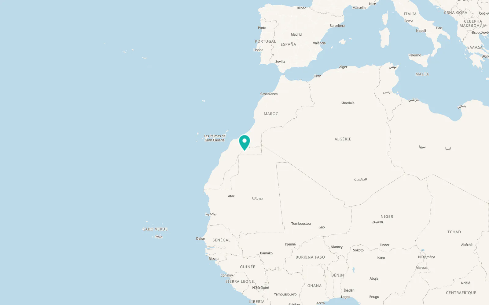 Map of Amgala