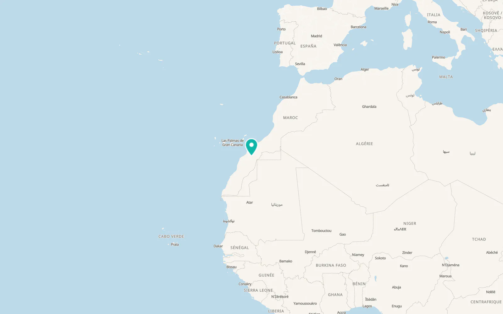 Map of Bu Craa