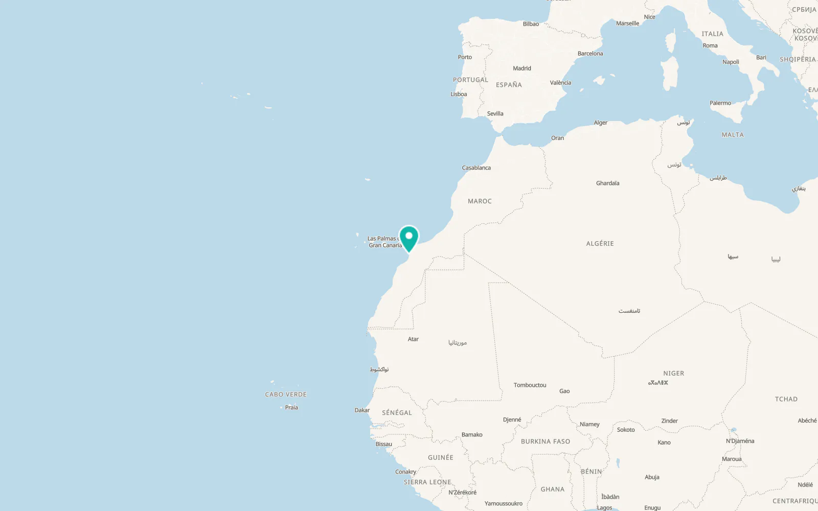 Map of El Marsa