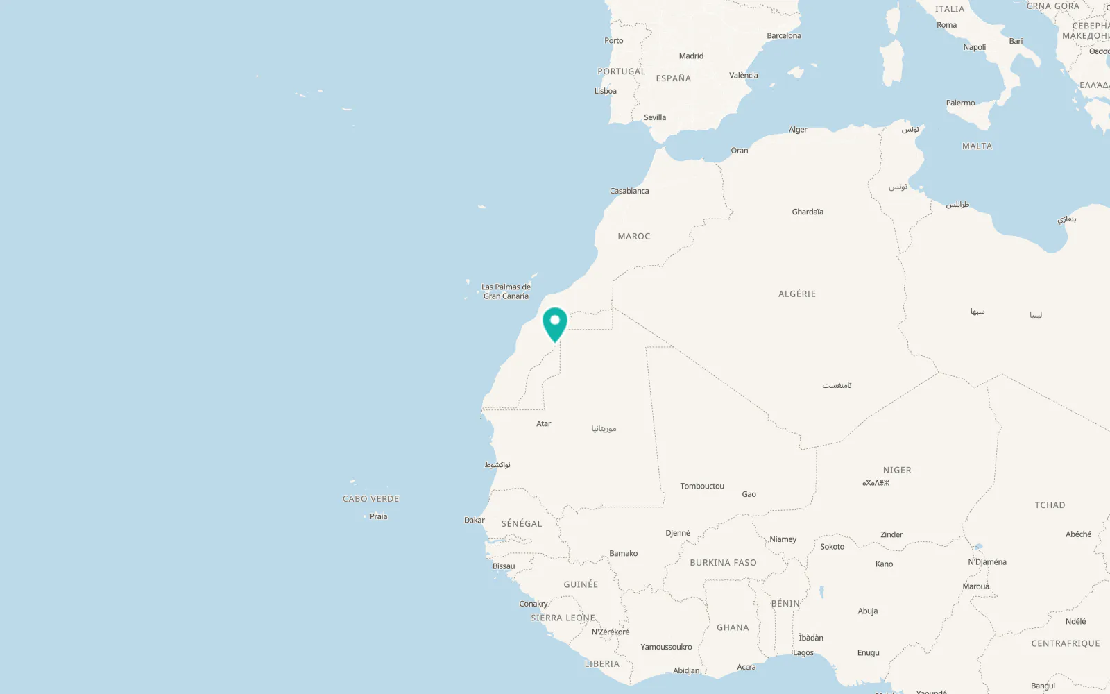 Map of Hasi Gueleita