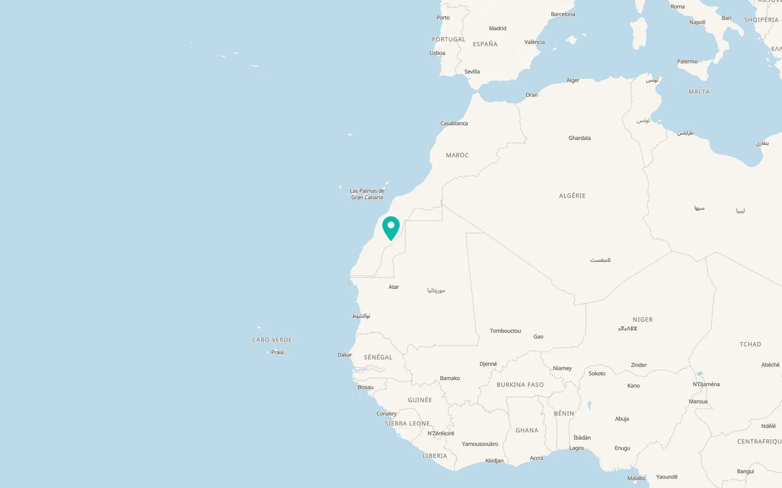 Map of Oum Dreyga
