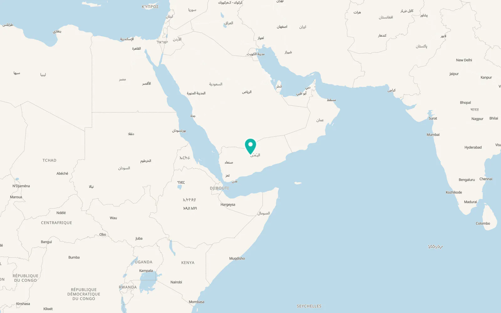 Map of Al ‘Abr