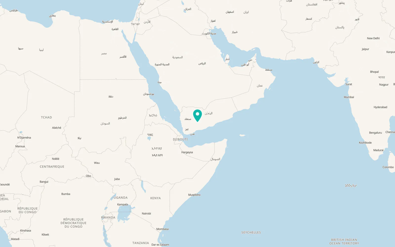 Map of Al ‘Āqir