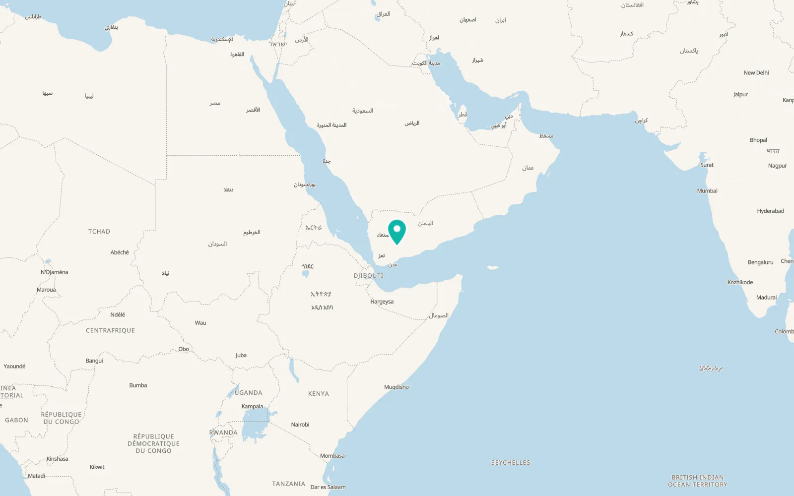 Map of Āl Ma‘ūdah