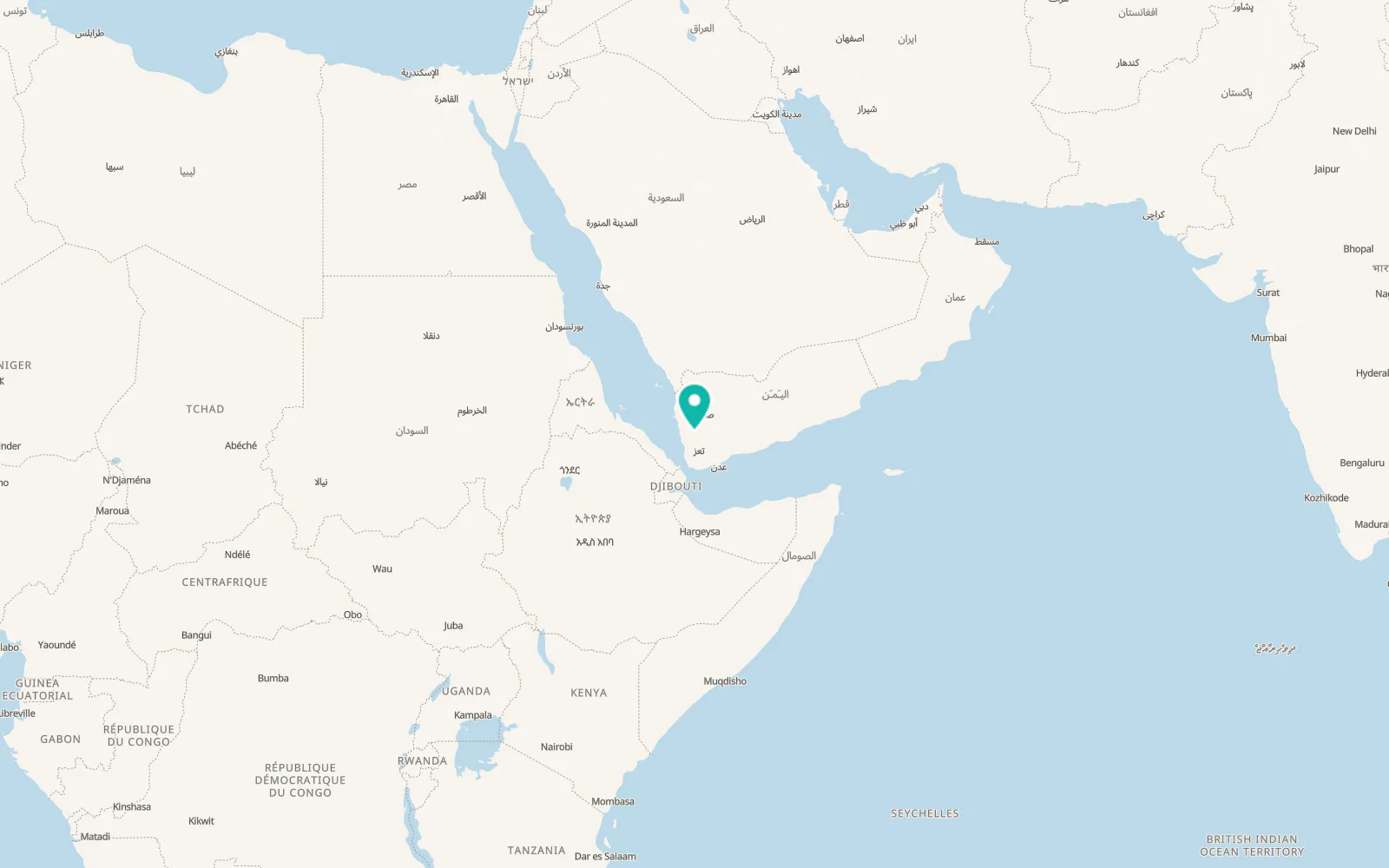 Map of Al-Medy Village, قرية المدي