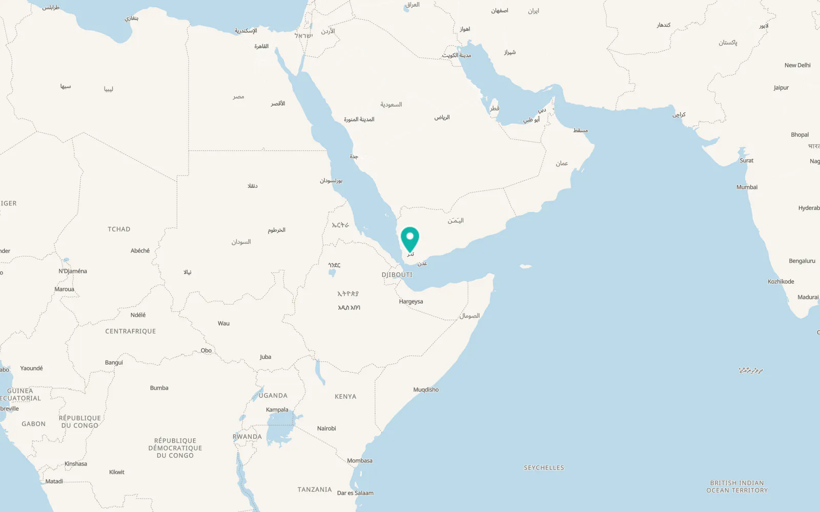 Map of Al Nashmah