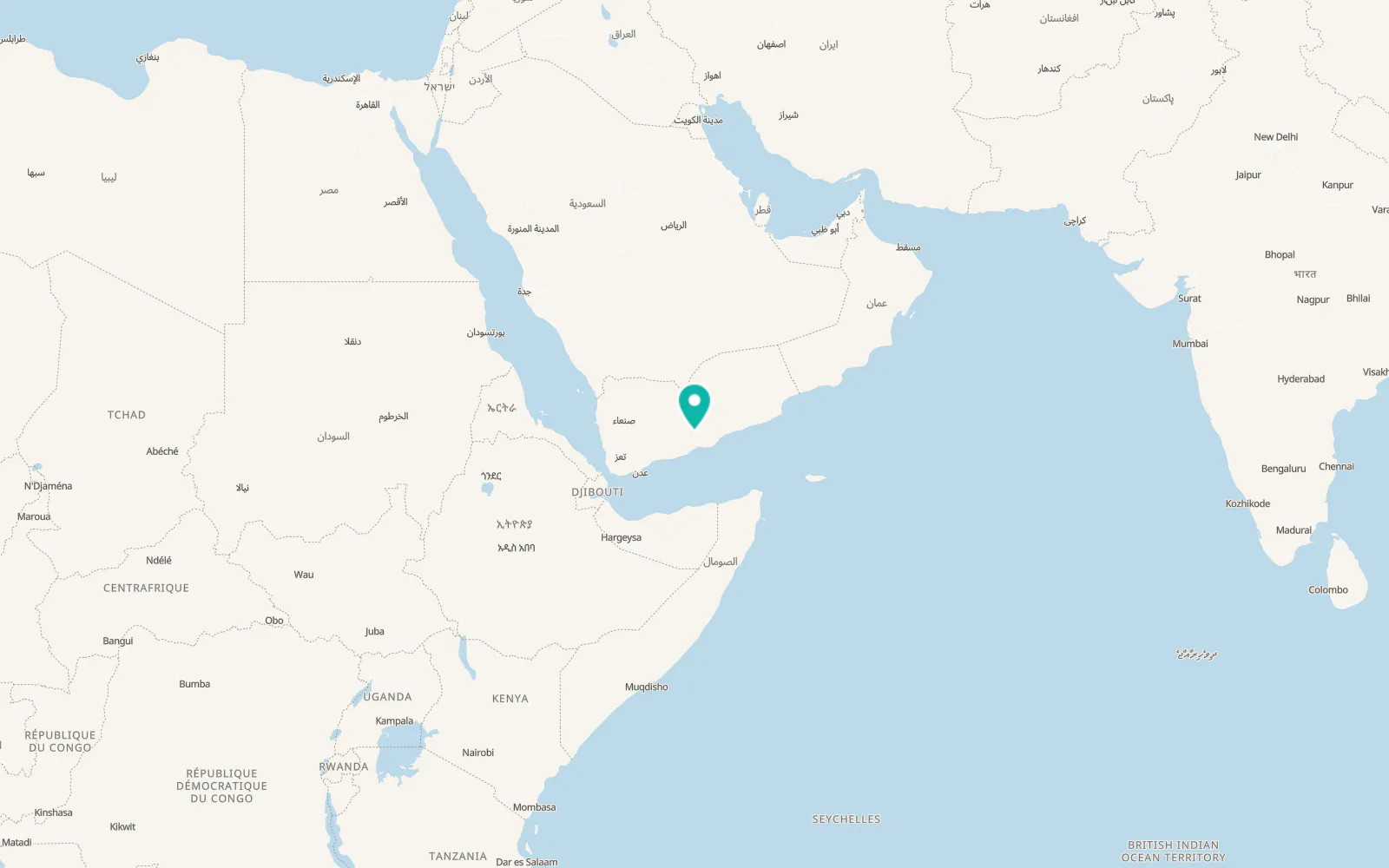Map of Al Shirūj