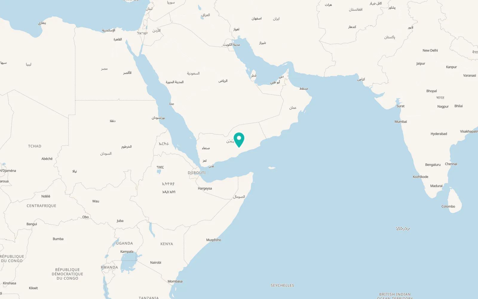 Map of Al ‘Ulayb