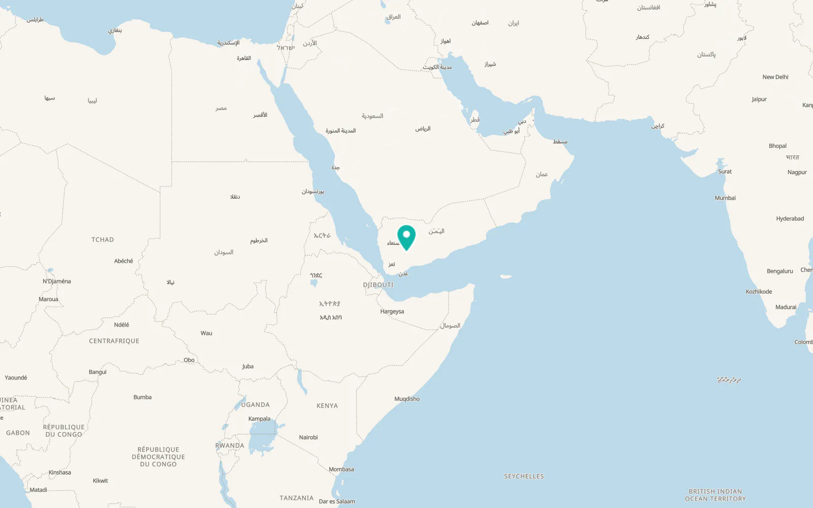 Map of An Najd