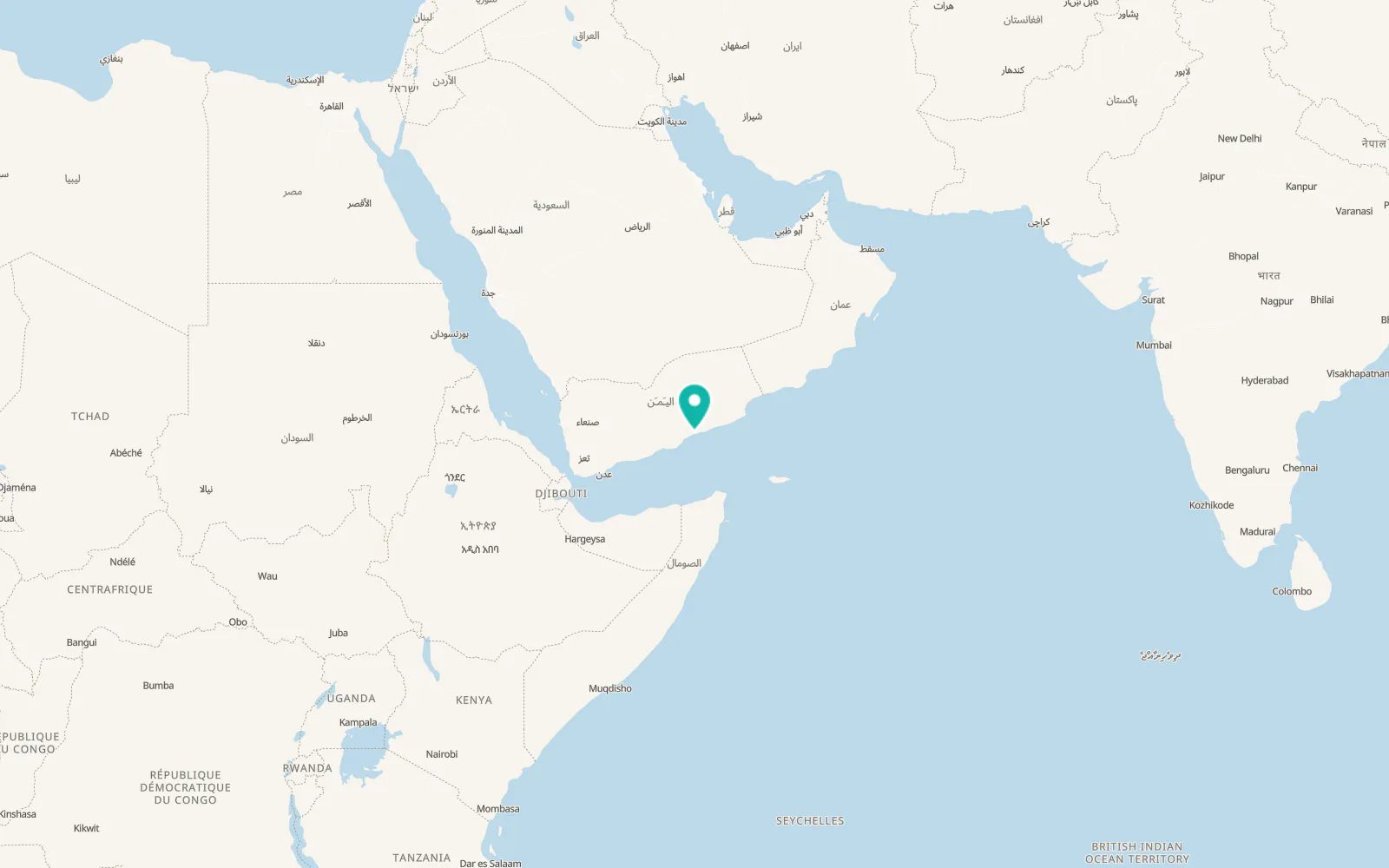Map of Ash Shiḩr