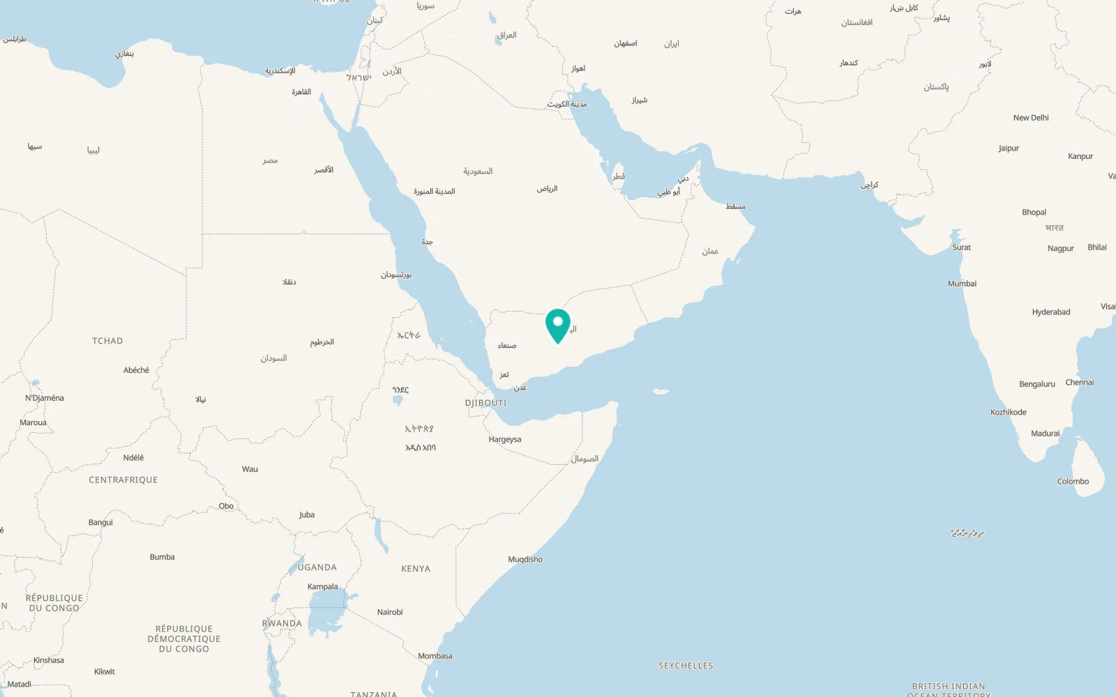 Map of Aţ Ţalḩ