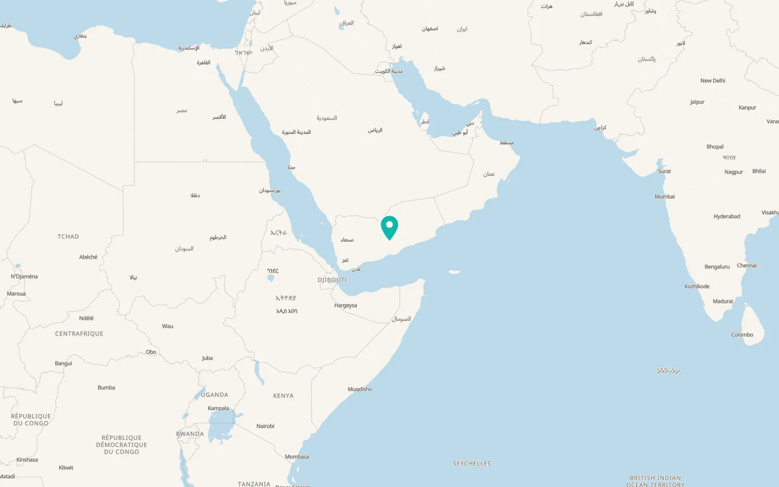 Map of Az̧ Z̧alī‘ah