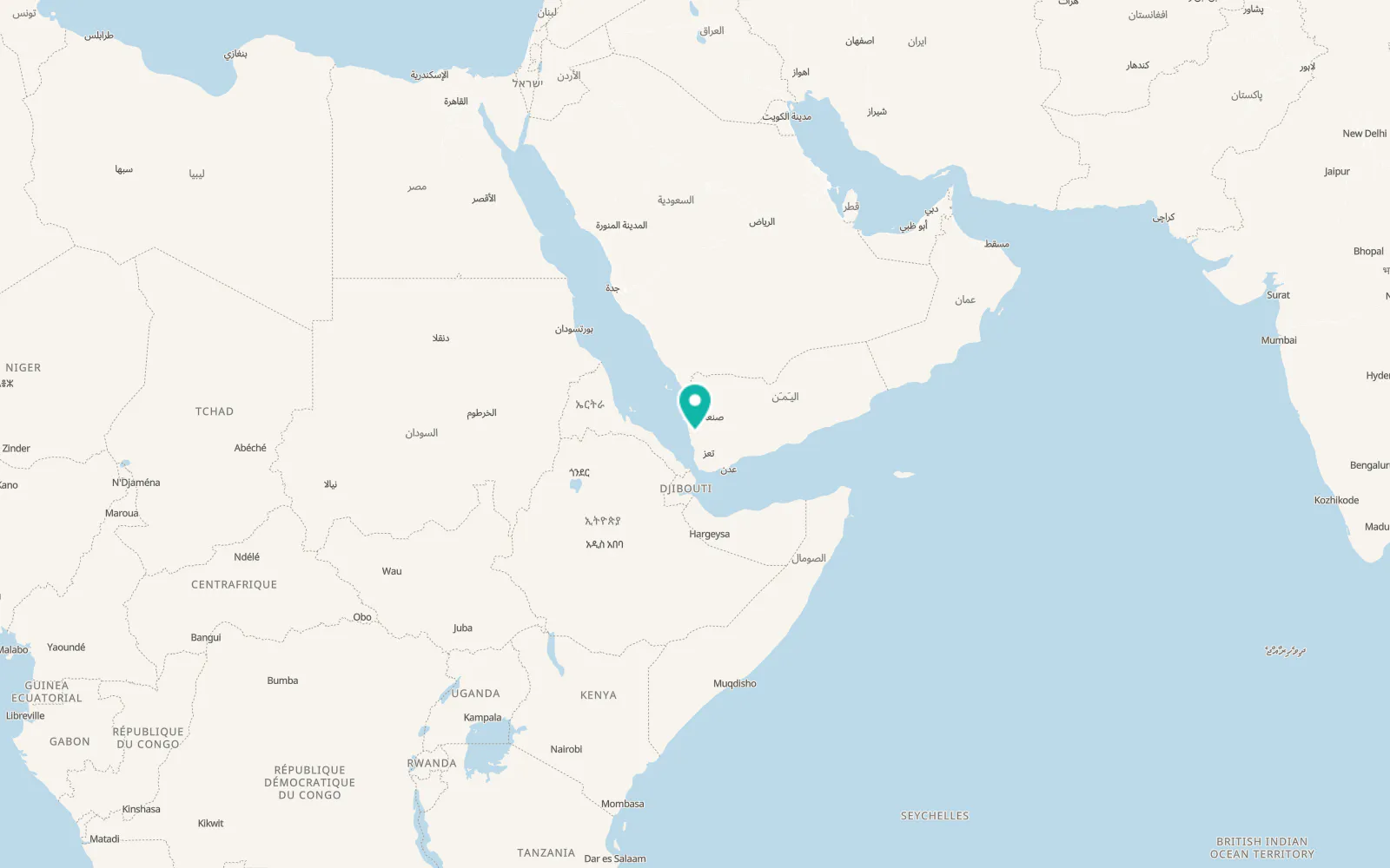 Map of Bayt al Faqīh