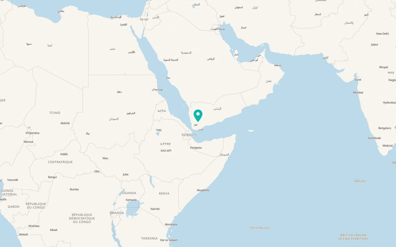 Map of Ḑawrān