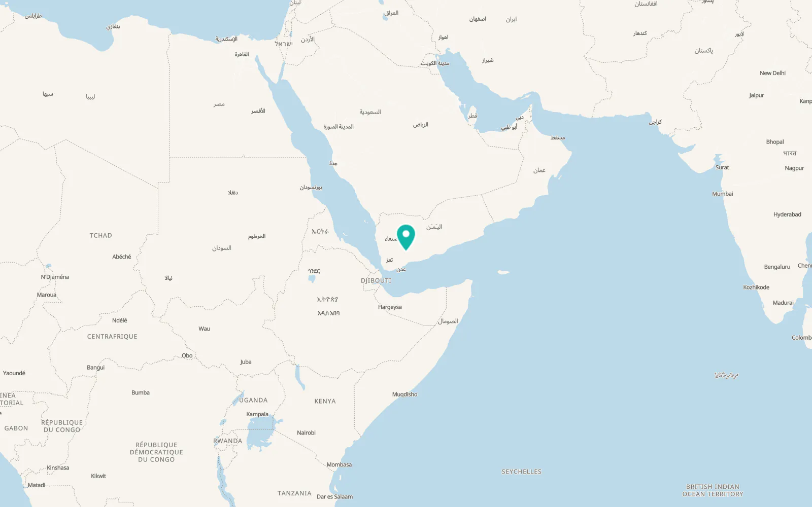 Map of Dhī Nā‘im