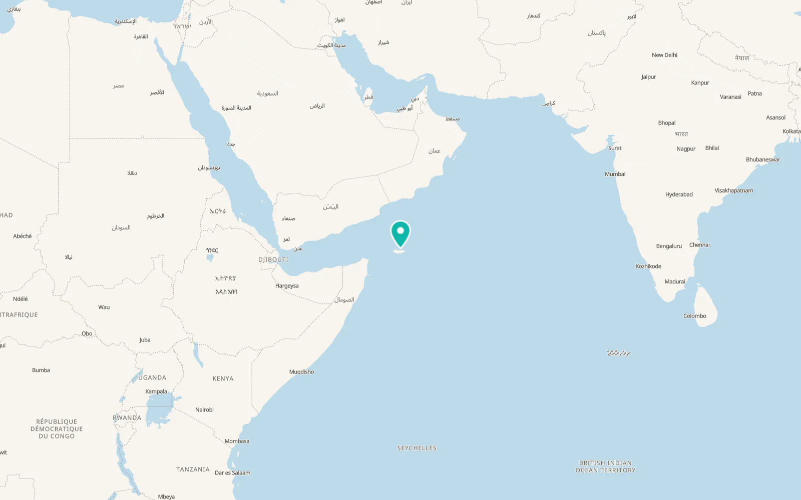 Map of Hadibu