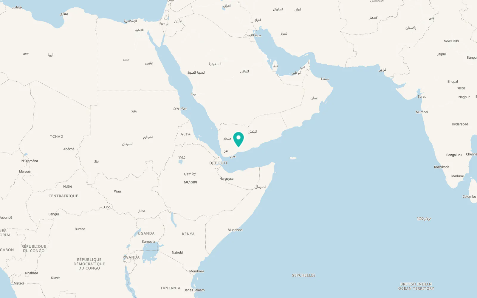 Map of Jawf al Maqbābah