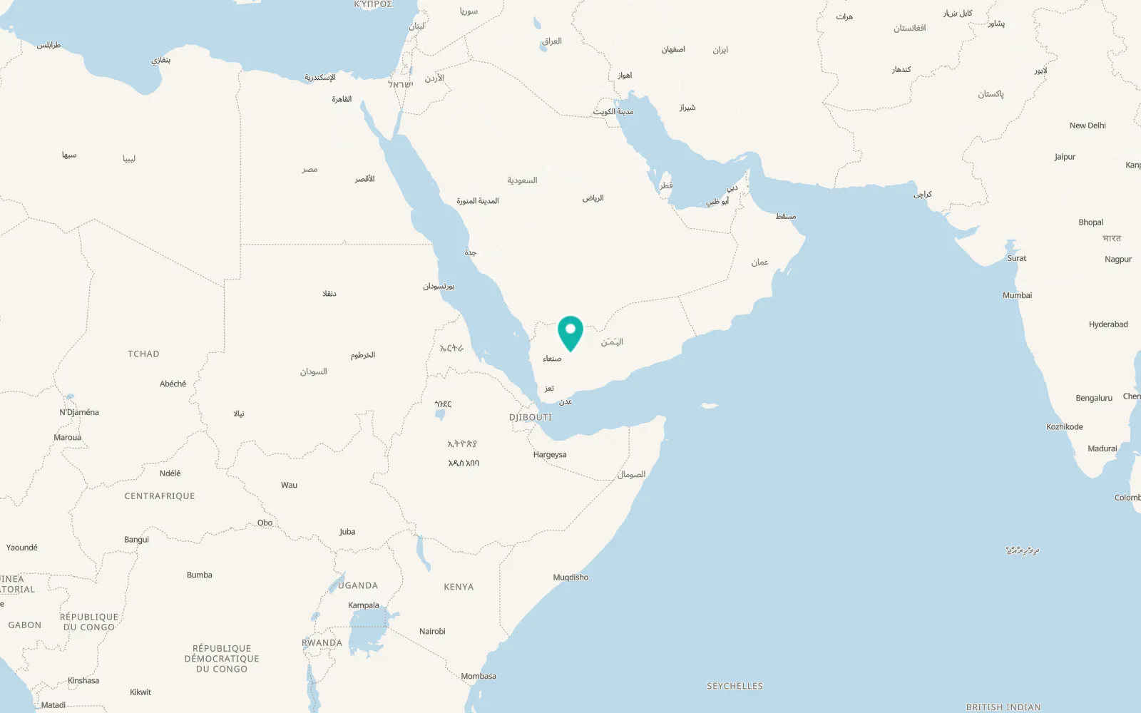 Map of Ma'rib