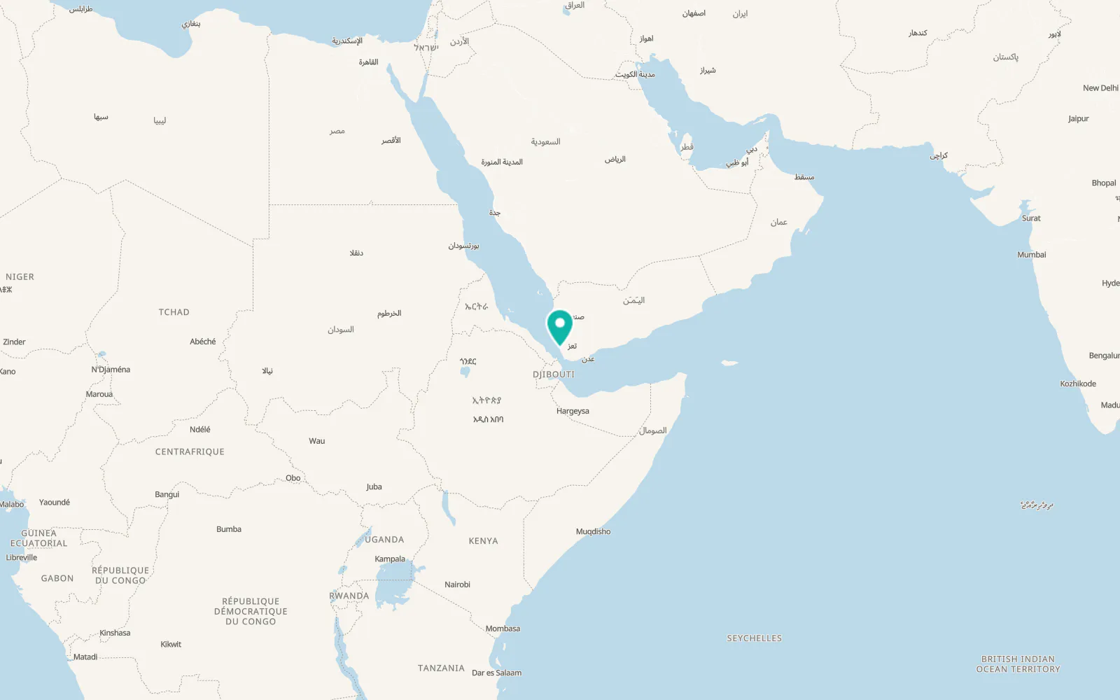 Map of Mocha