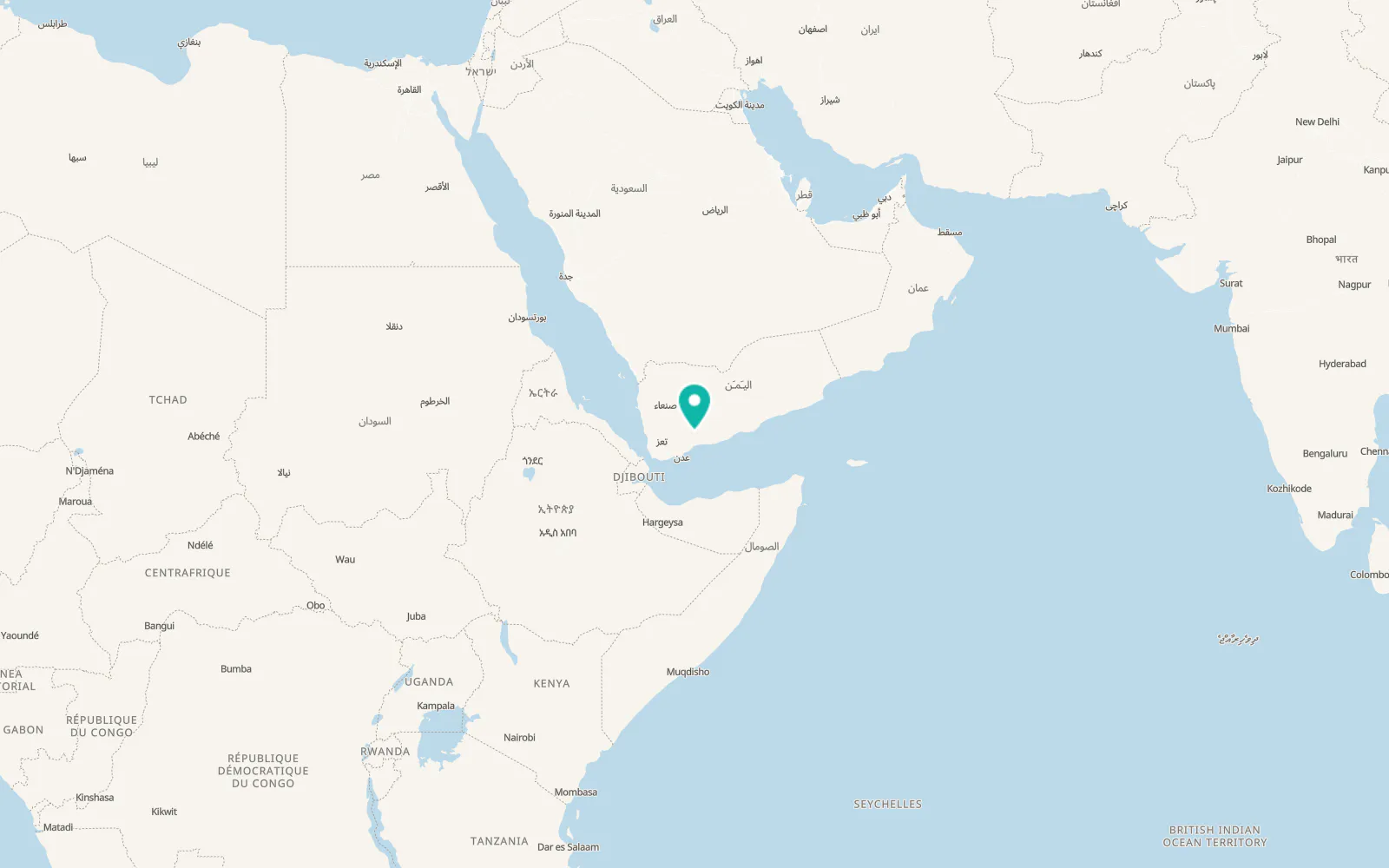 Map of Mukayrās
