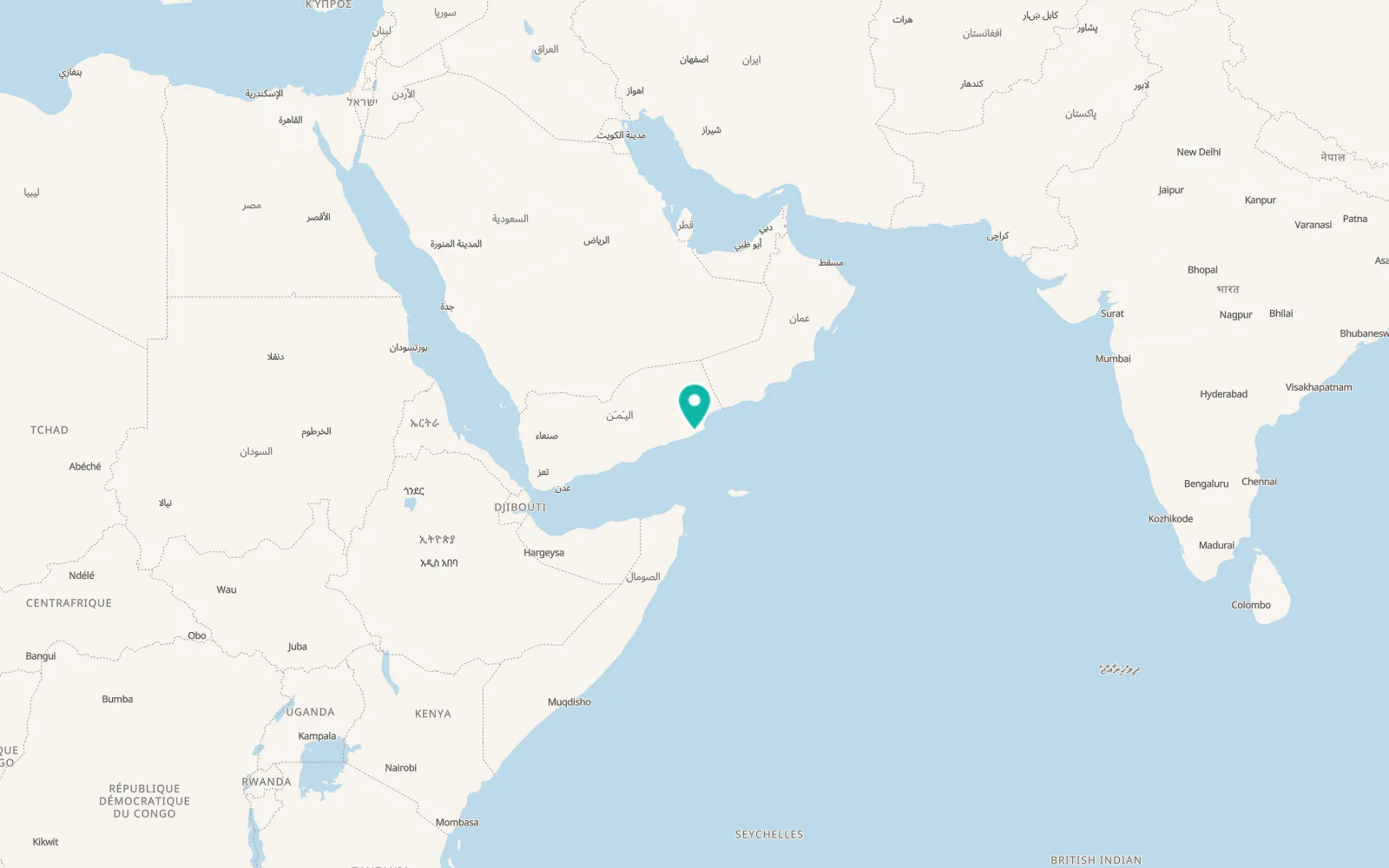 Map of Qishn