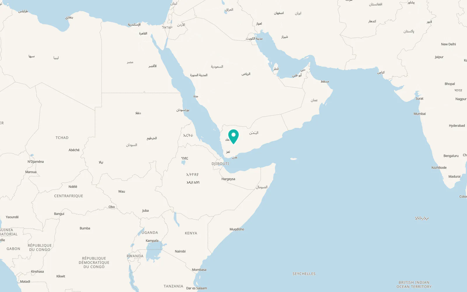 Map of Radā‘