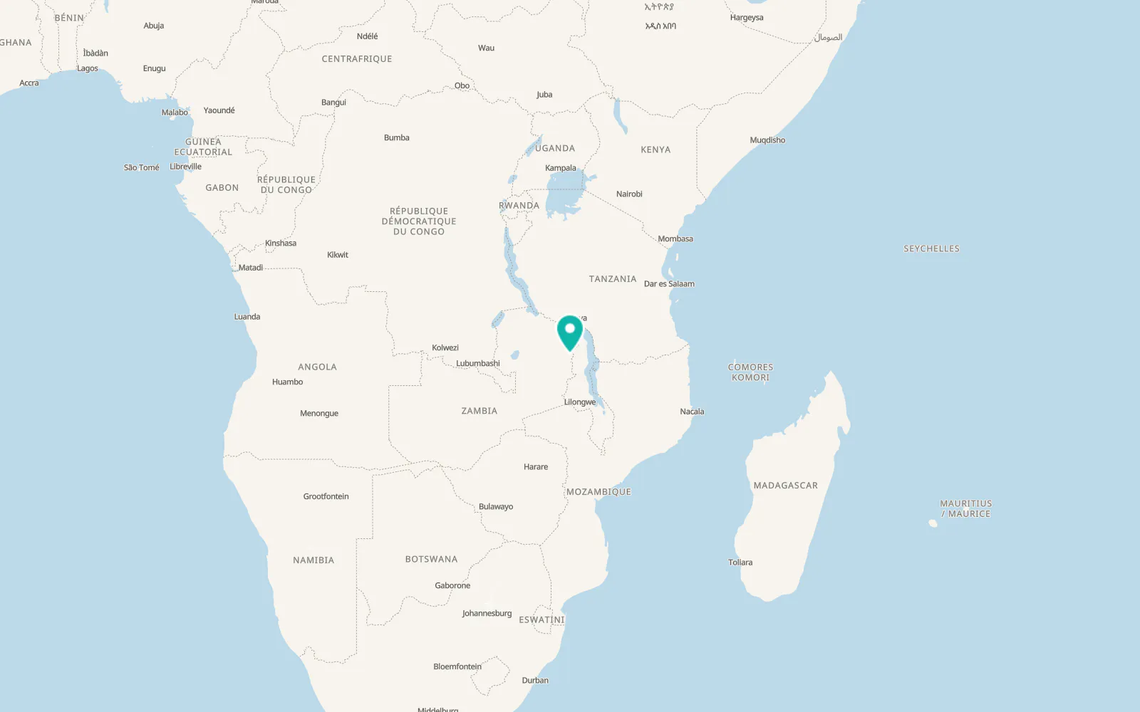 Map of Chama