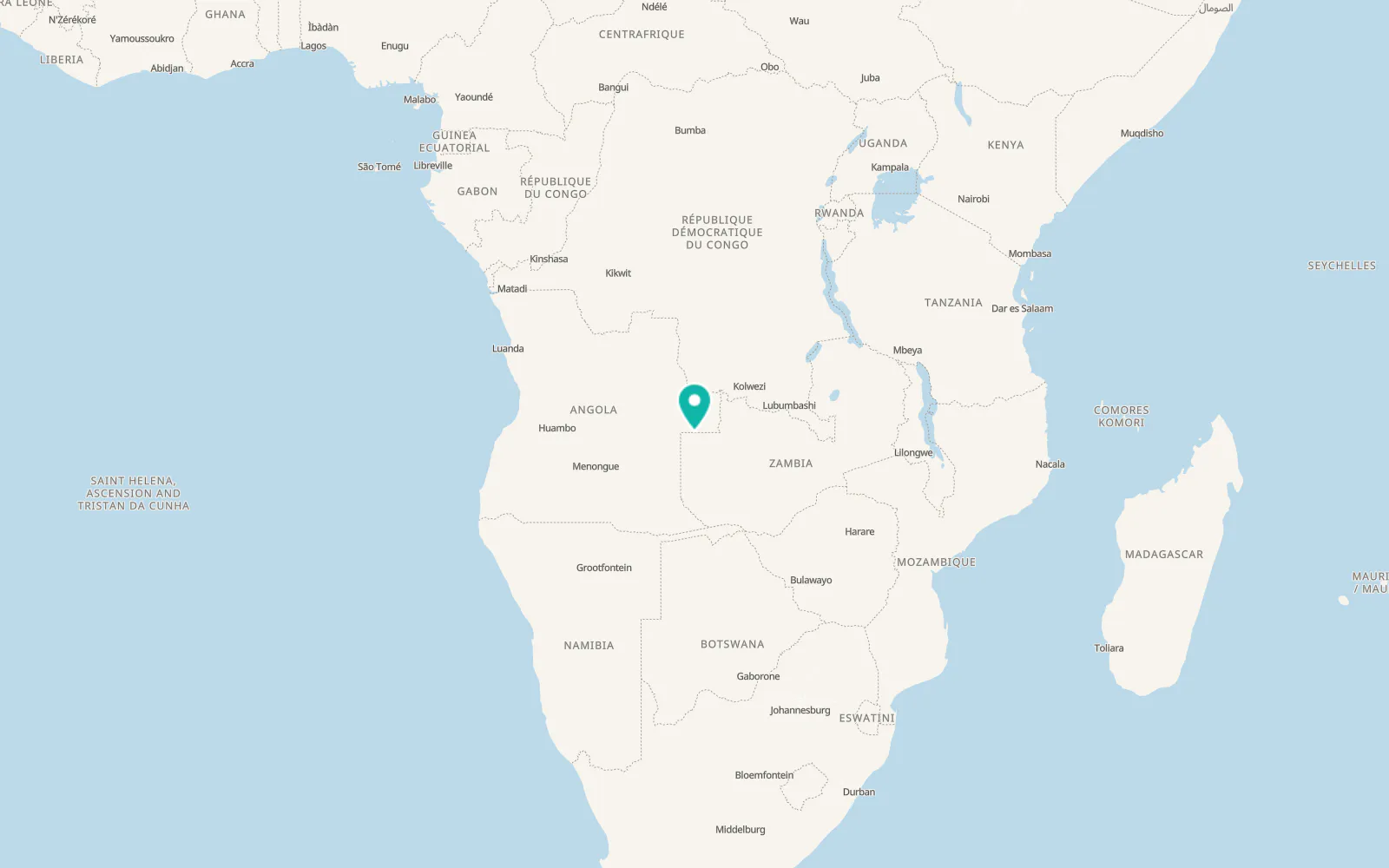 Map of Chavuma