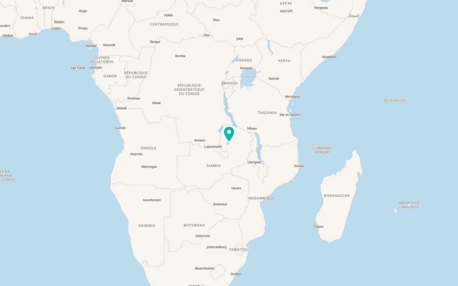Map of Chilubi