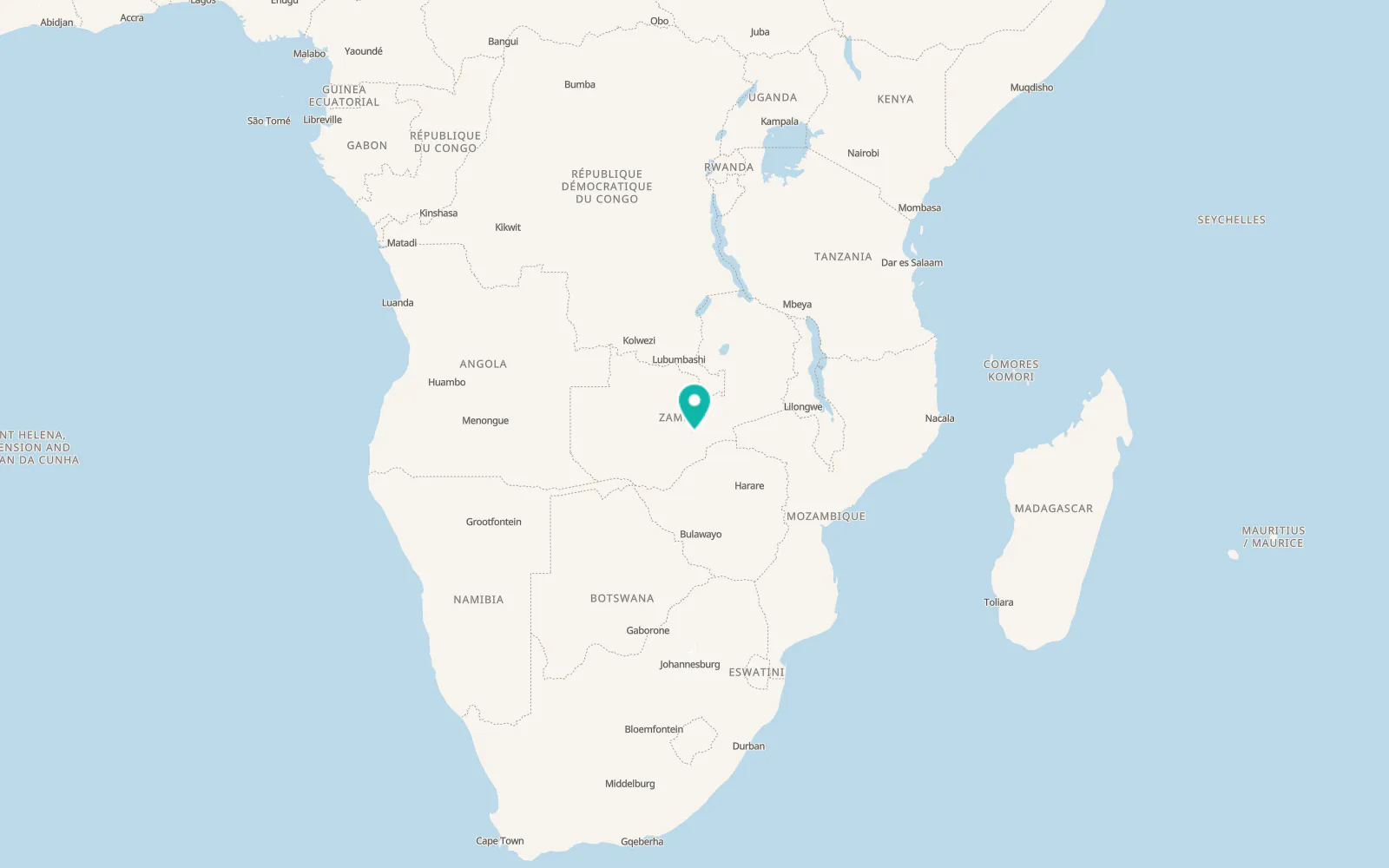 Map of Chunga