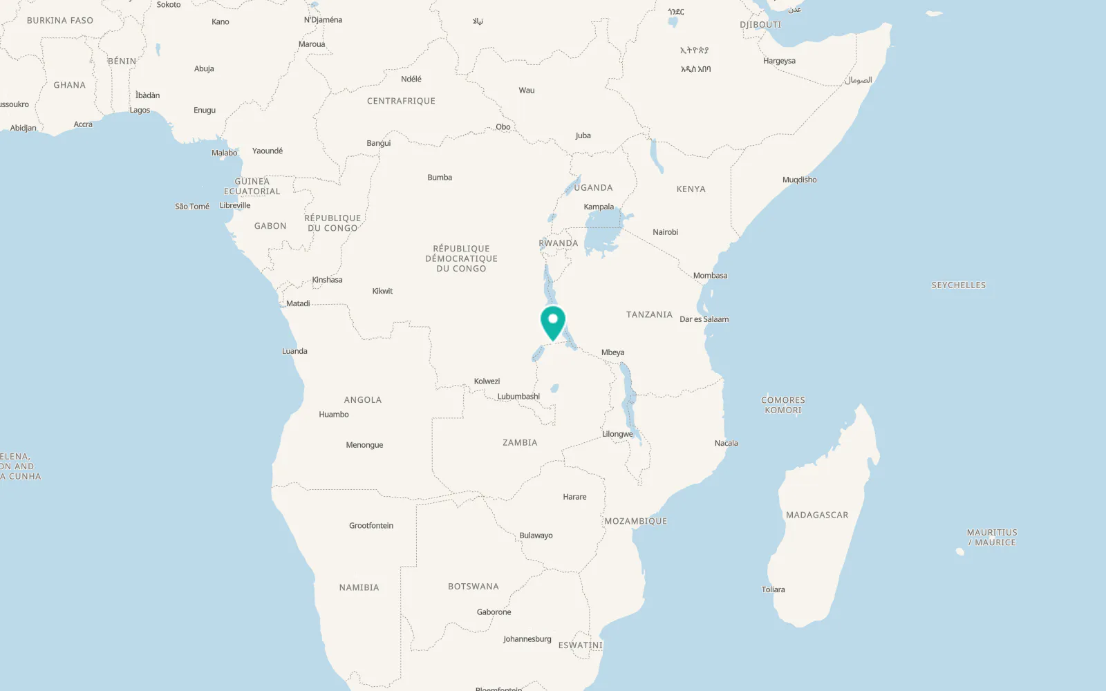 Map of Kaputa