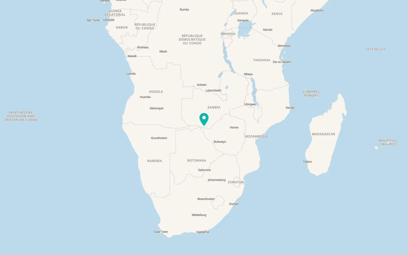 Map of Livingstone