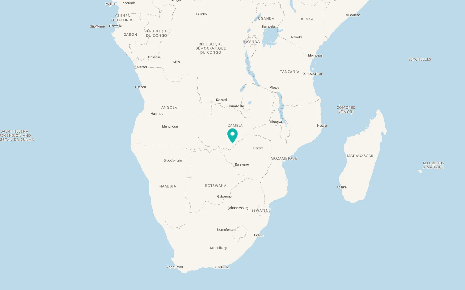 Map of Maamba