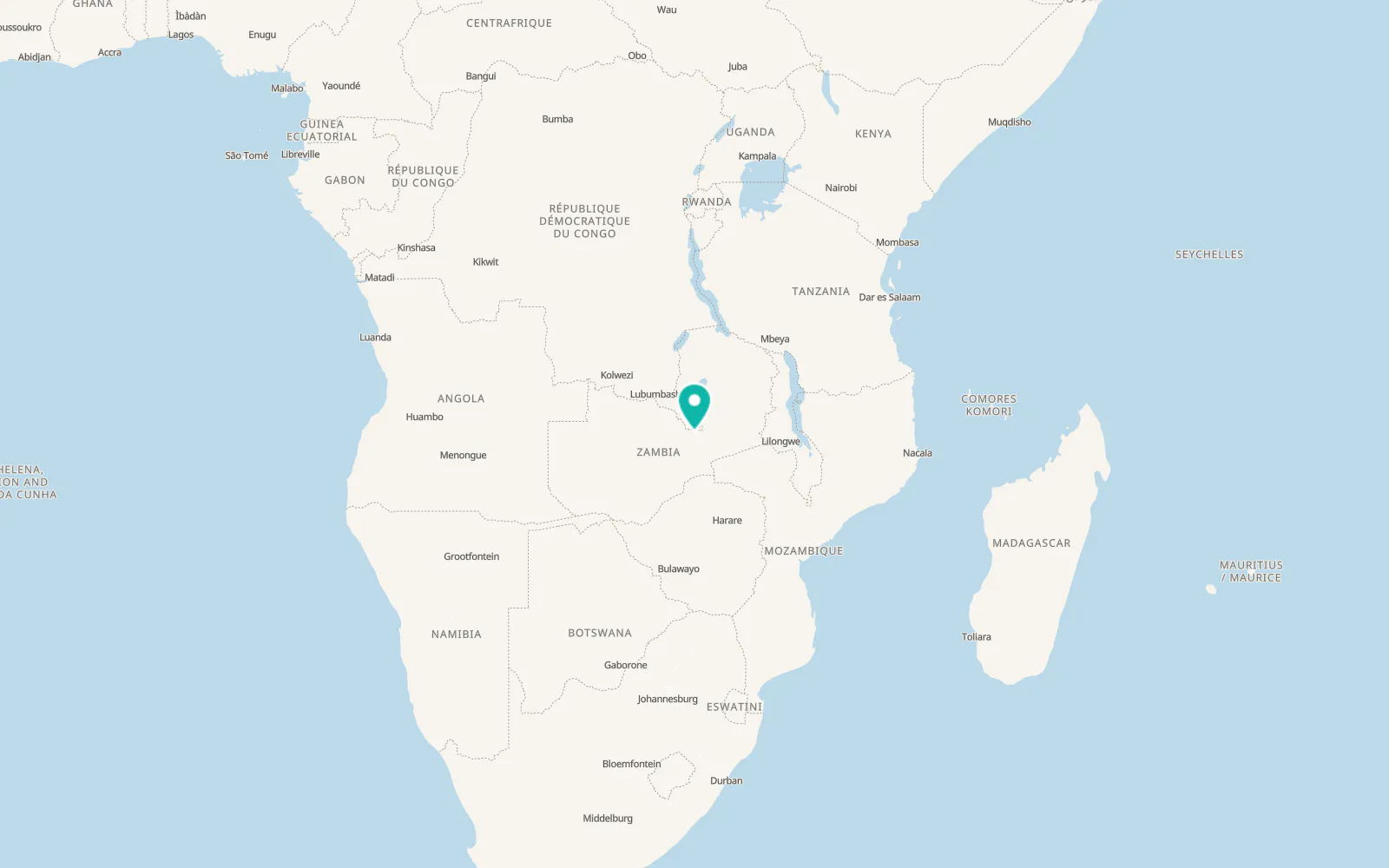 Map of Mkushi