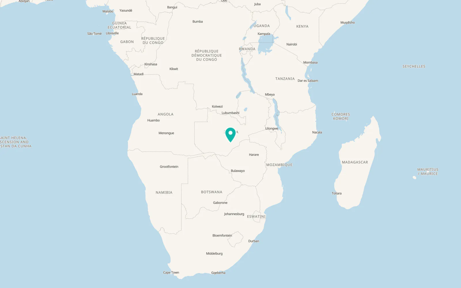 Map of Monze