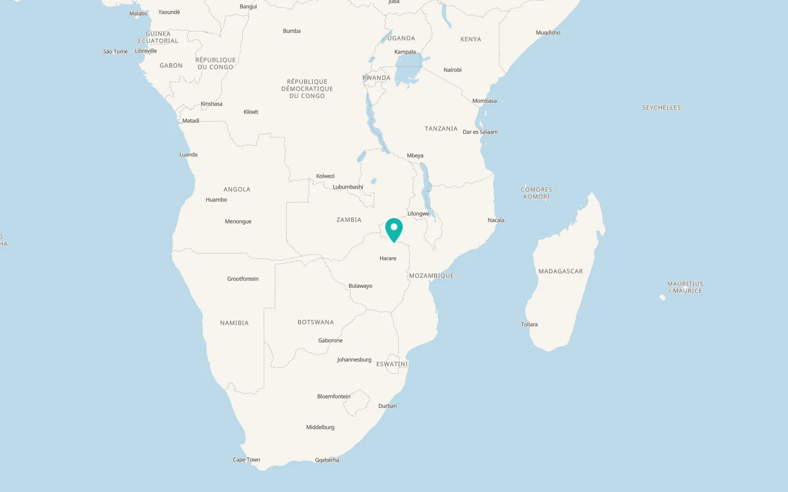 Map of Mount Darwin