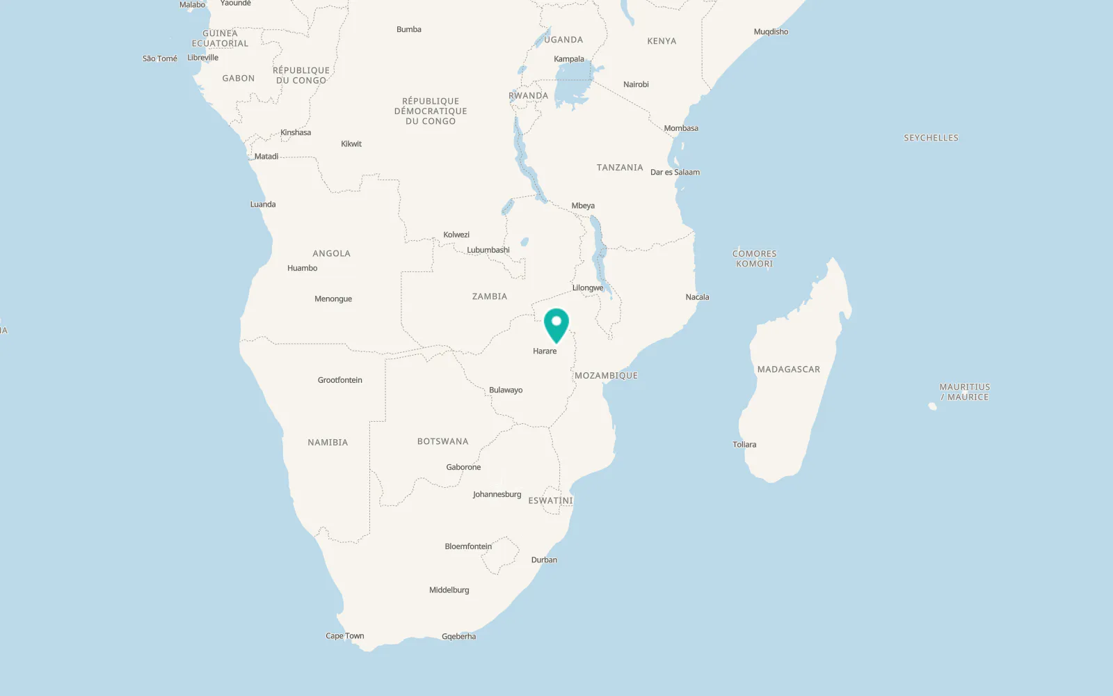 Map of Murewa