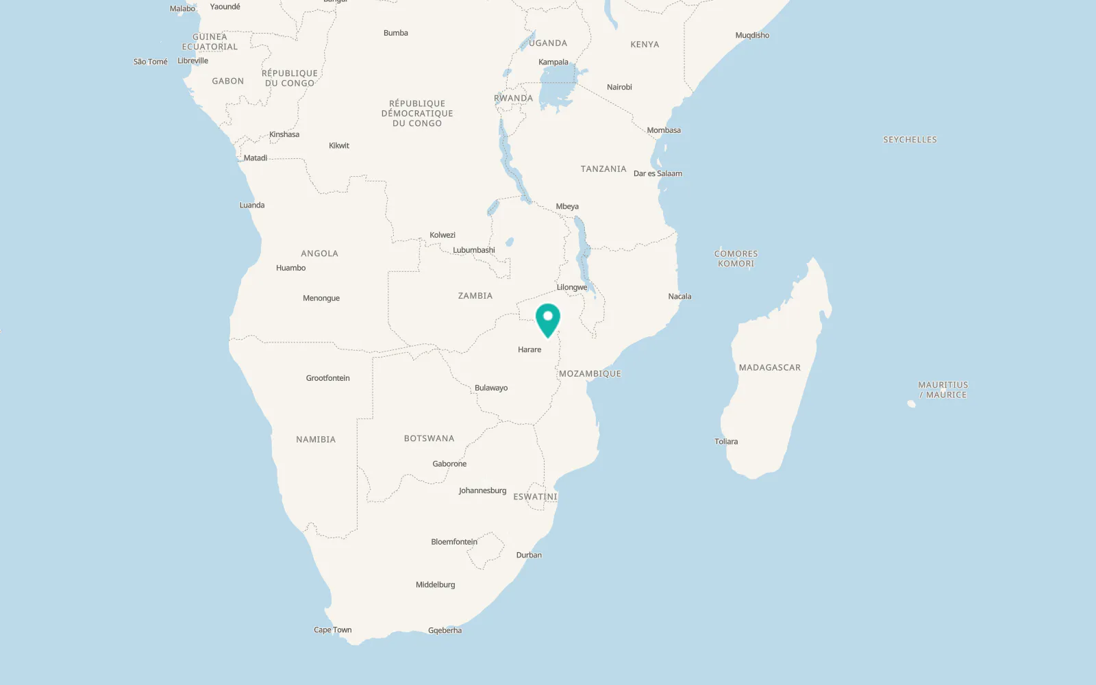Map of Mutoko