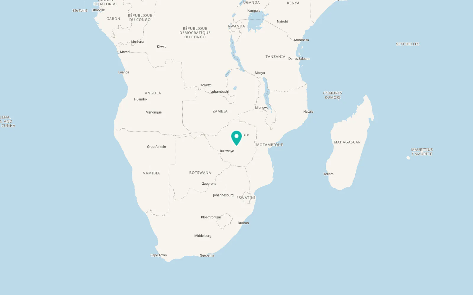 Map of Shurugwi